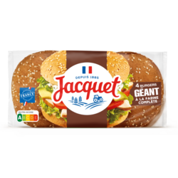 Géant Burger à la Farine complète x4
