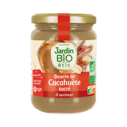 Beurre de cacahuète sucré