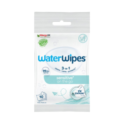 WaterWipes Lingettes "Format de poche" x10