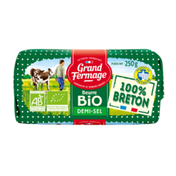 Beurre moulé BIO 100% breton