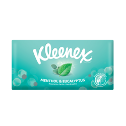Kleenex Menthol & Eucalyptus - Boîte et étui