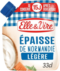 Crème Fraiche Épaisse Légère Elle & Vire