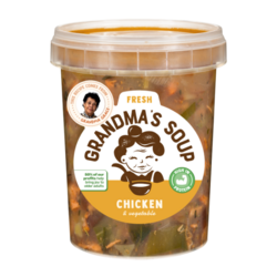 Grandma's Soup Chicken with Fresh Vegetables