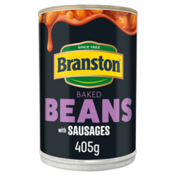 Branston Baked Beans With Sausages In Tomato Sauce