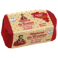 Beurre Moulé Traditionnel Demi-sel 250g