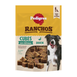 Reward Chewy Cube Dog Treats with Duck 70g