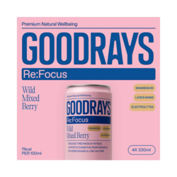 Re:Focus Mixed Berry - 4 x 330ml